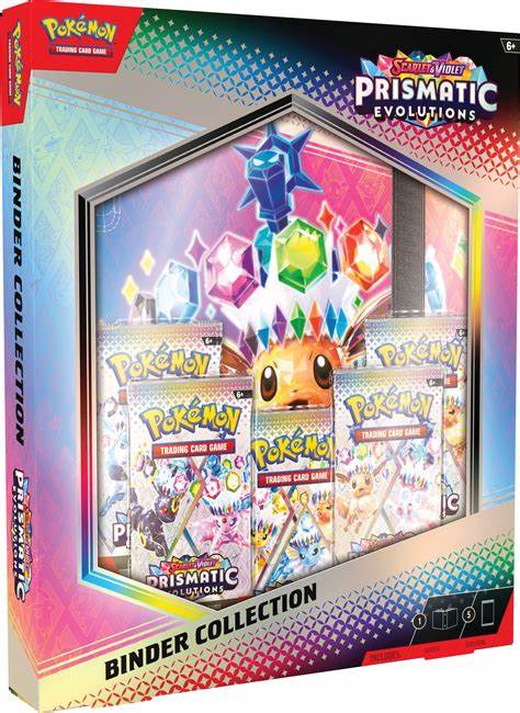 Coffret Pokémon Classeur Évolutions Prismatiques – Portfolio A4 & 5 Boosters EV8.5