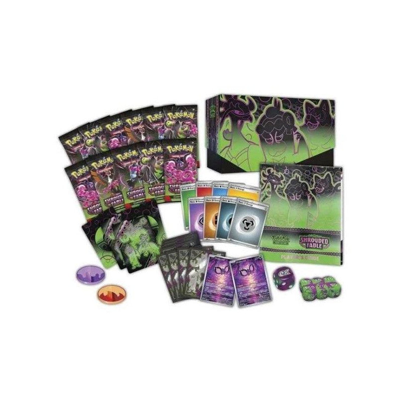 Coffret Dresseur d’Élite Pokémon – Fable Nébuleuse (EV6.5) – ETB - Ouvert avec ses composantes